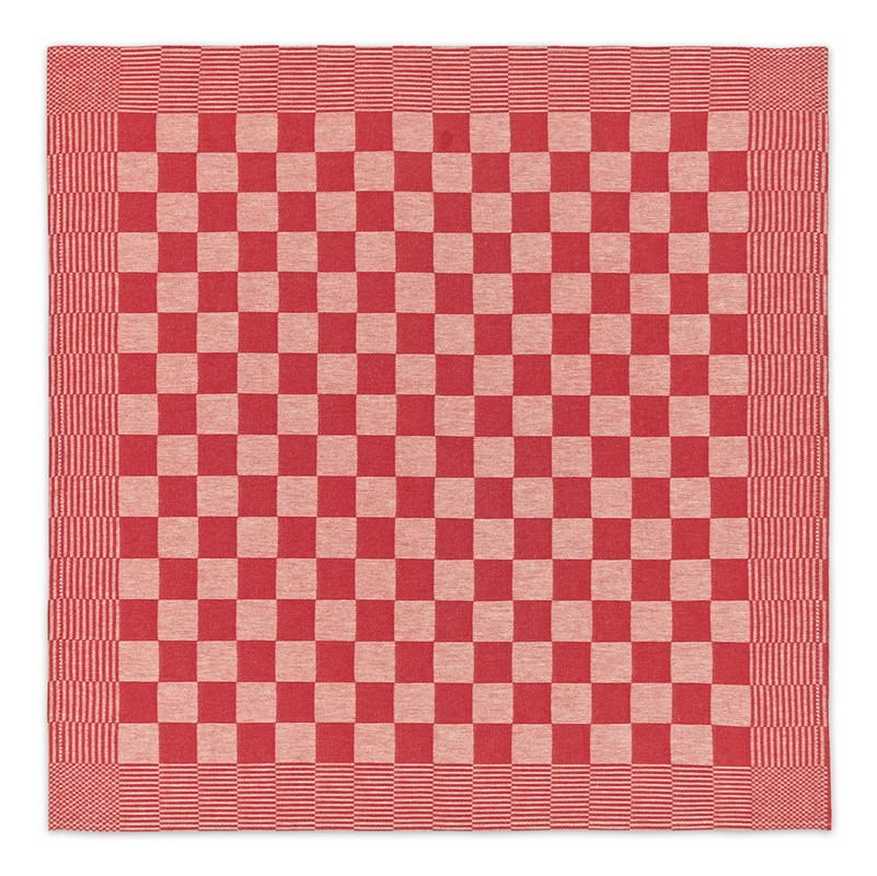 Theedoek Barbeque | Red | 65 x 65 cm