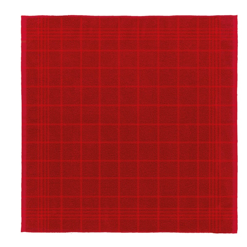 Keukendoek Block | Red | 50 x 55 cm