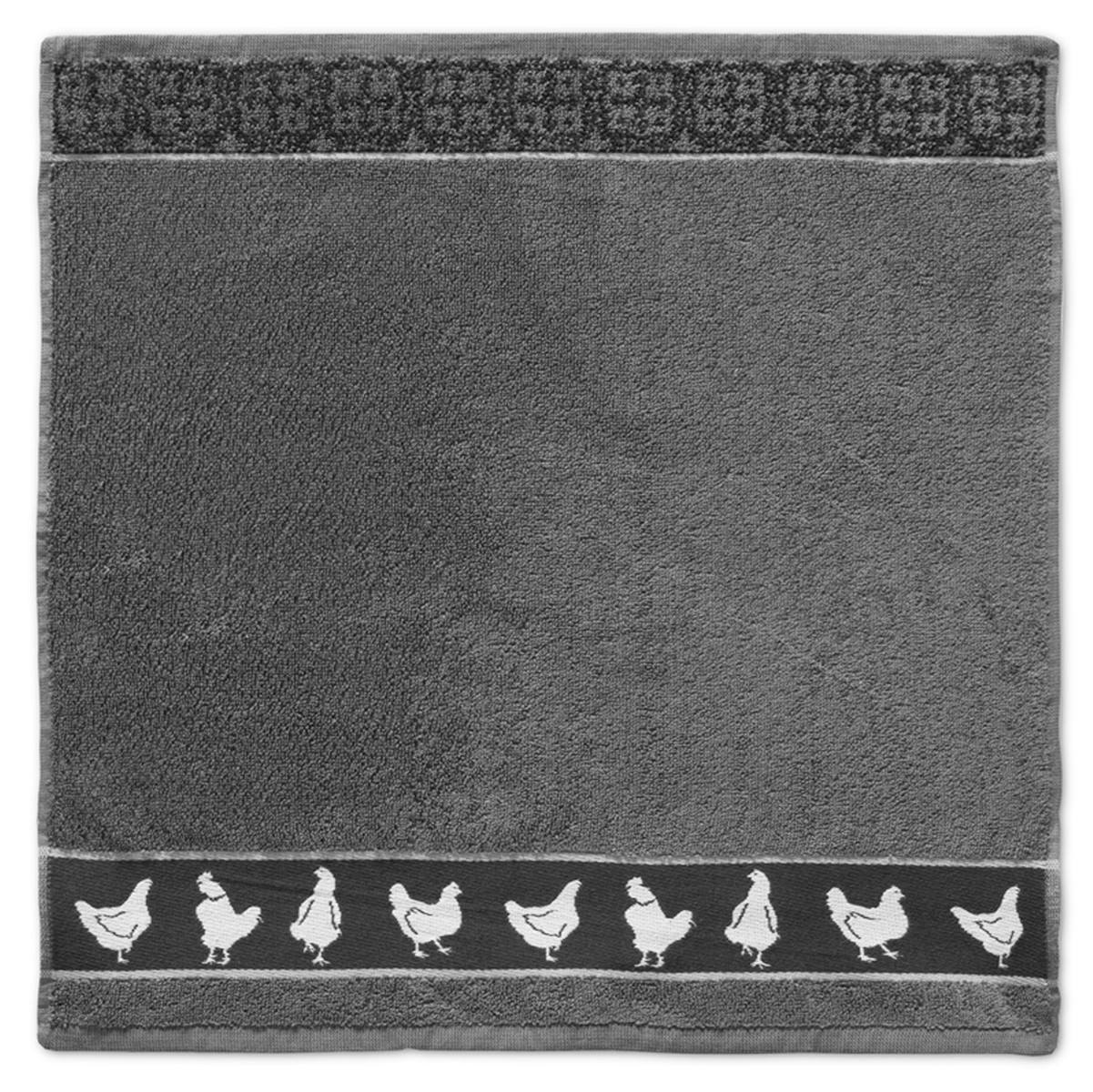 Keukendoek Chicken | Grey | 50 x 55 cm