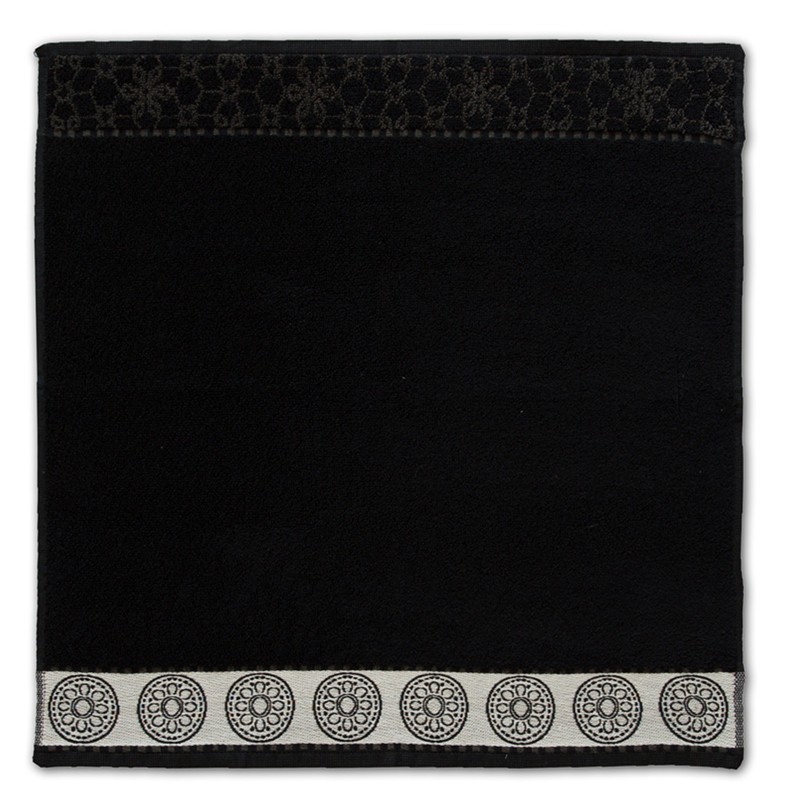 Keukendoek Lace | Black | 50 x 55 cm