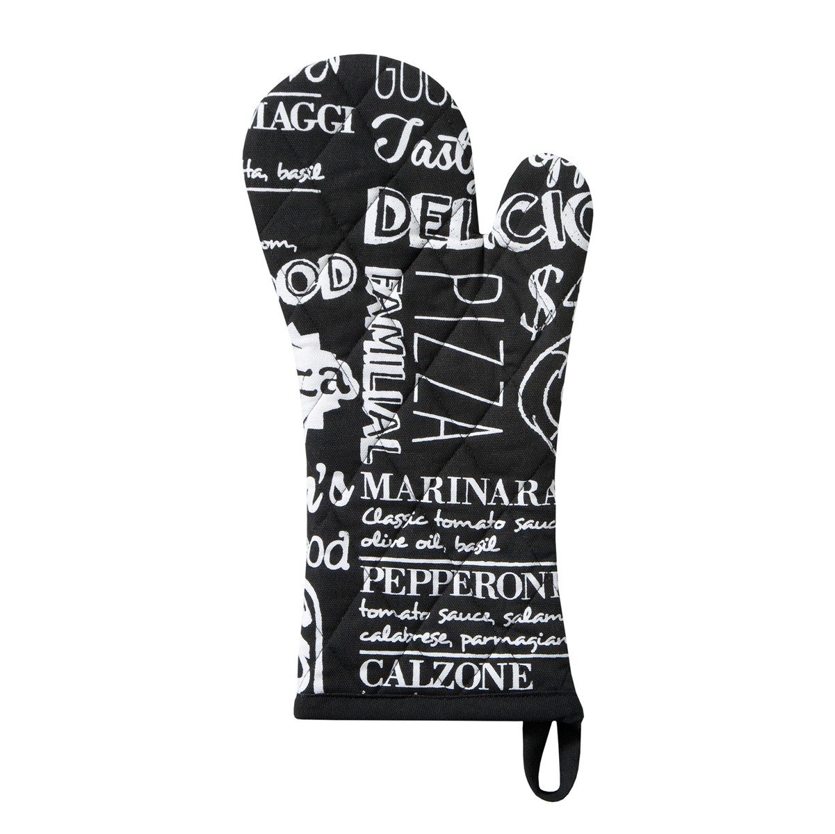 Ovenwant Italian Food | Black | 18 x 36 cm