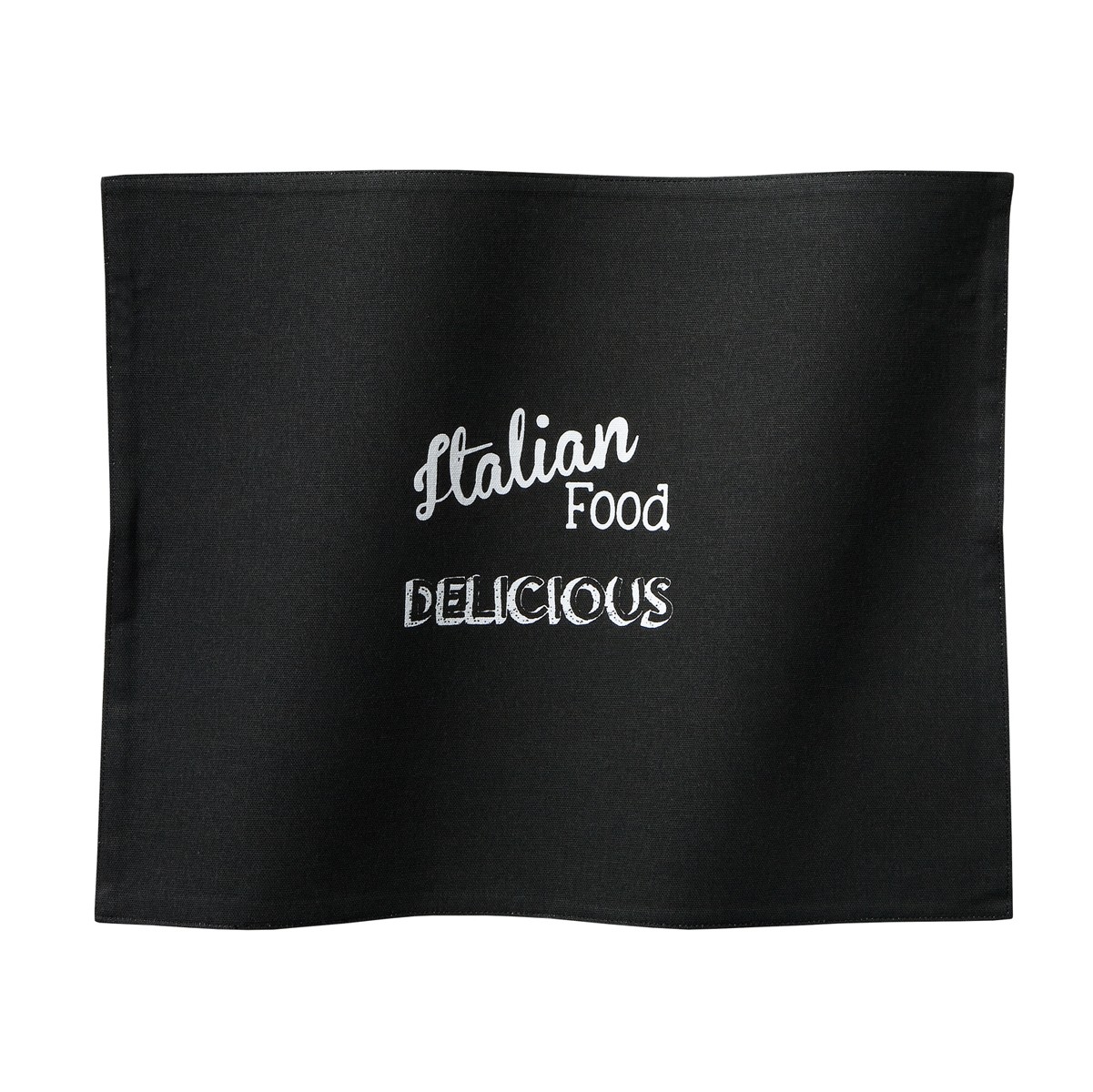 Placemat Italian Food | Black | 35 x 45 cm