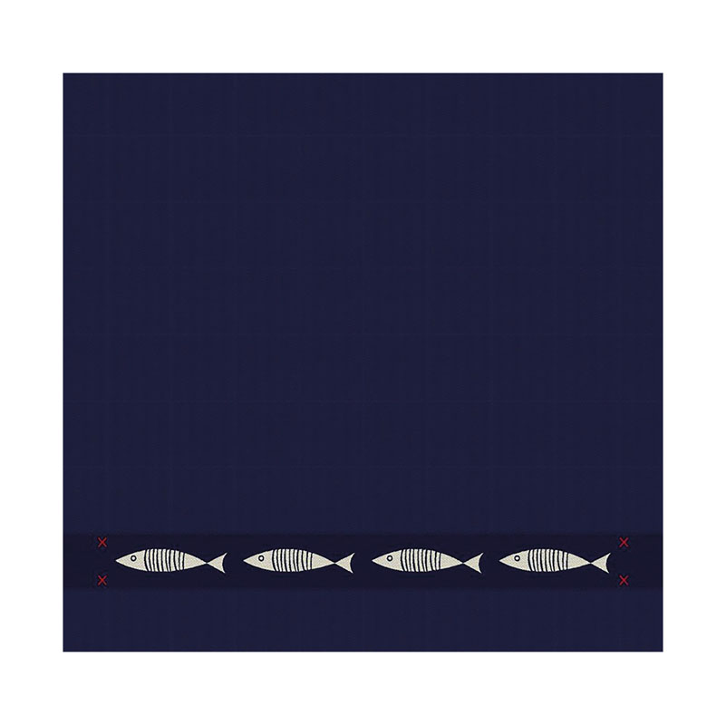 Theedoek Pescado | Blue | 60 x 65 cm