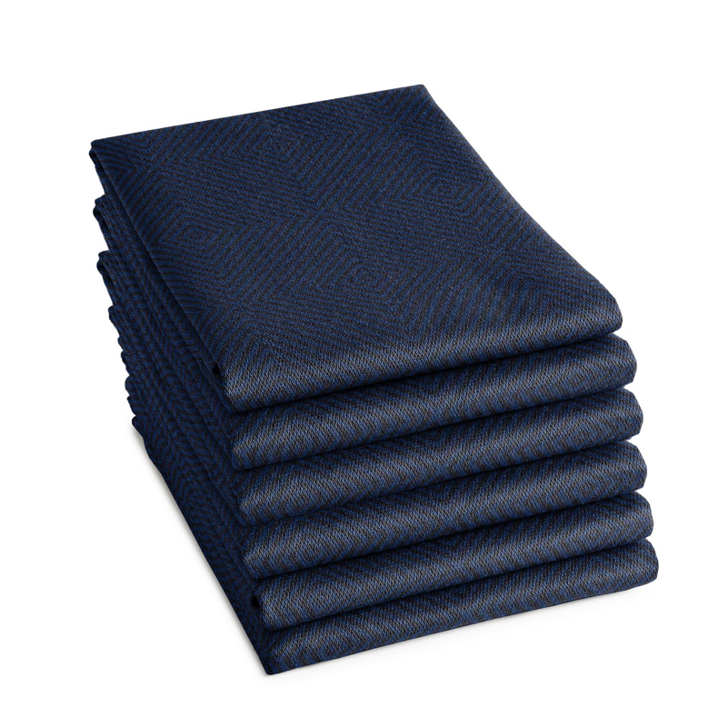 Theedoek Cisis | Navy | 65 X 65 CM