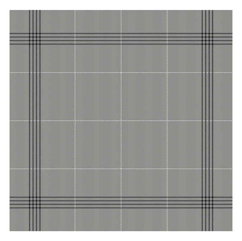 Theedoek Morvan | Grey | 60 x 65 cm