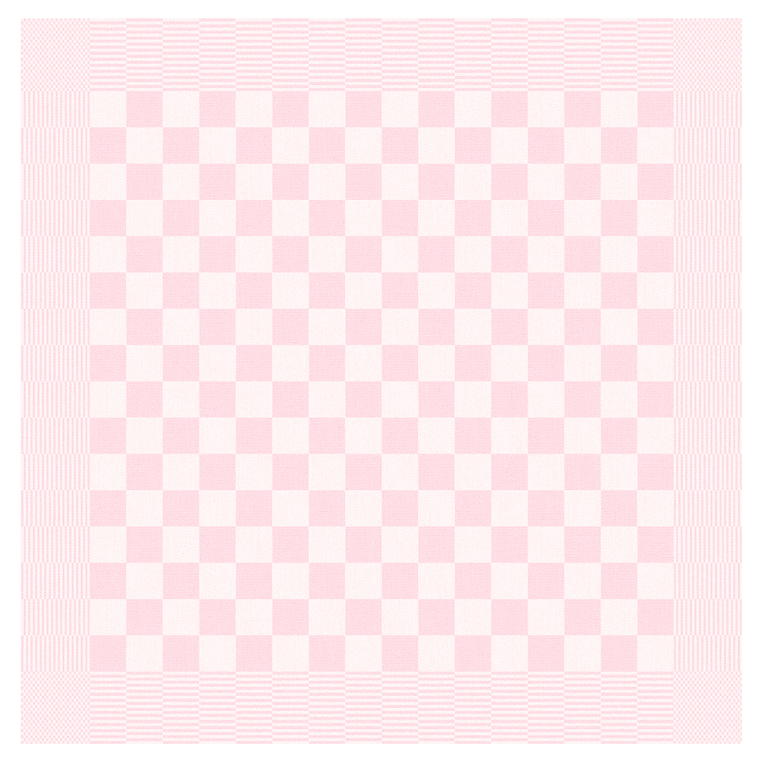 Theedoek Barbeque | Pastel Pink | 65 x 65 cm